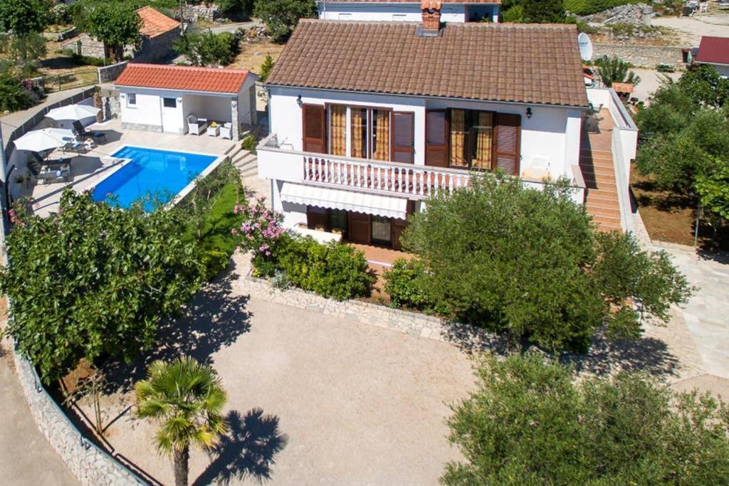 Adria-Holiday House With A Private Pool In Krk Kornic Exterior photo