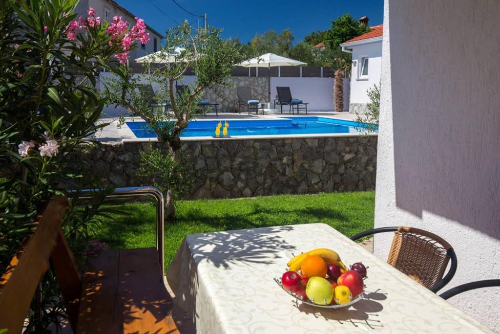 Adria-Holiday House With A Private Pool In Krk Kornic Exterior photo